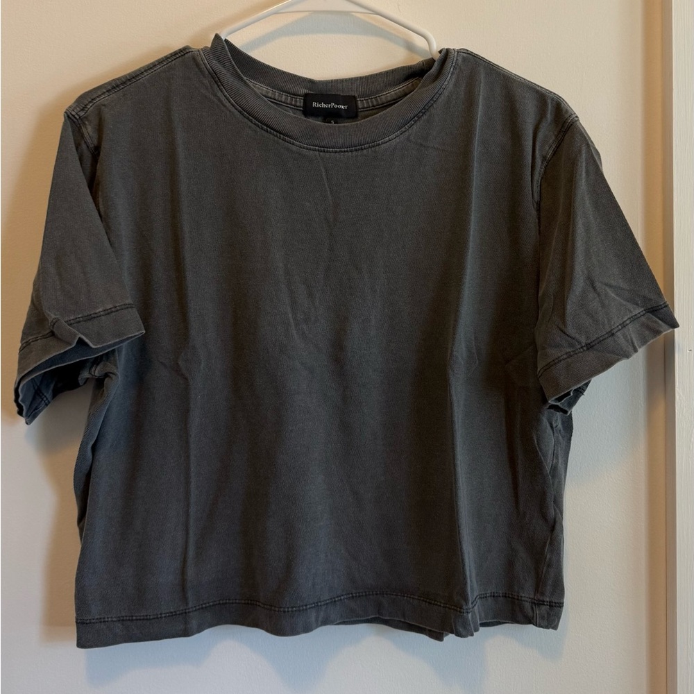 Richer Poorer Charcoal Short Sleeve Tee